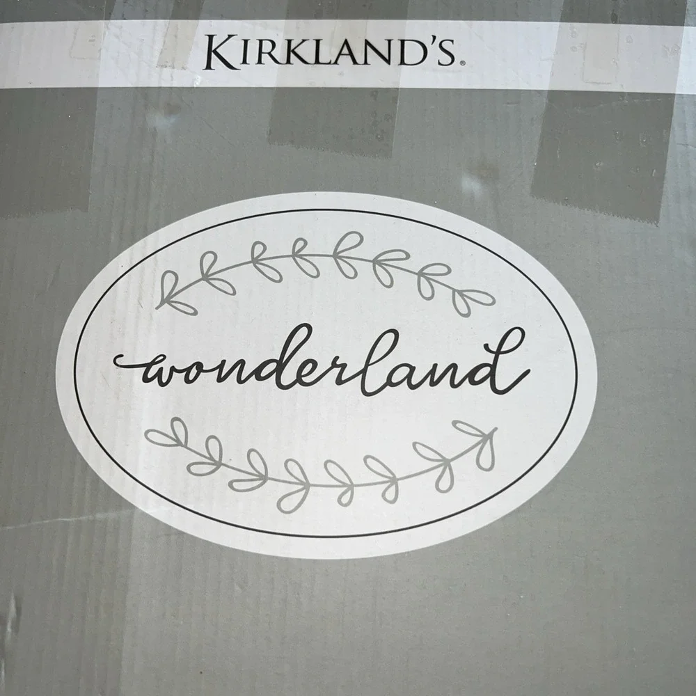 Vintage Kirkland's Wonderland  8pc. Frosted Nativity Set